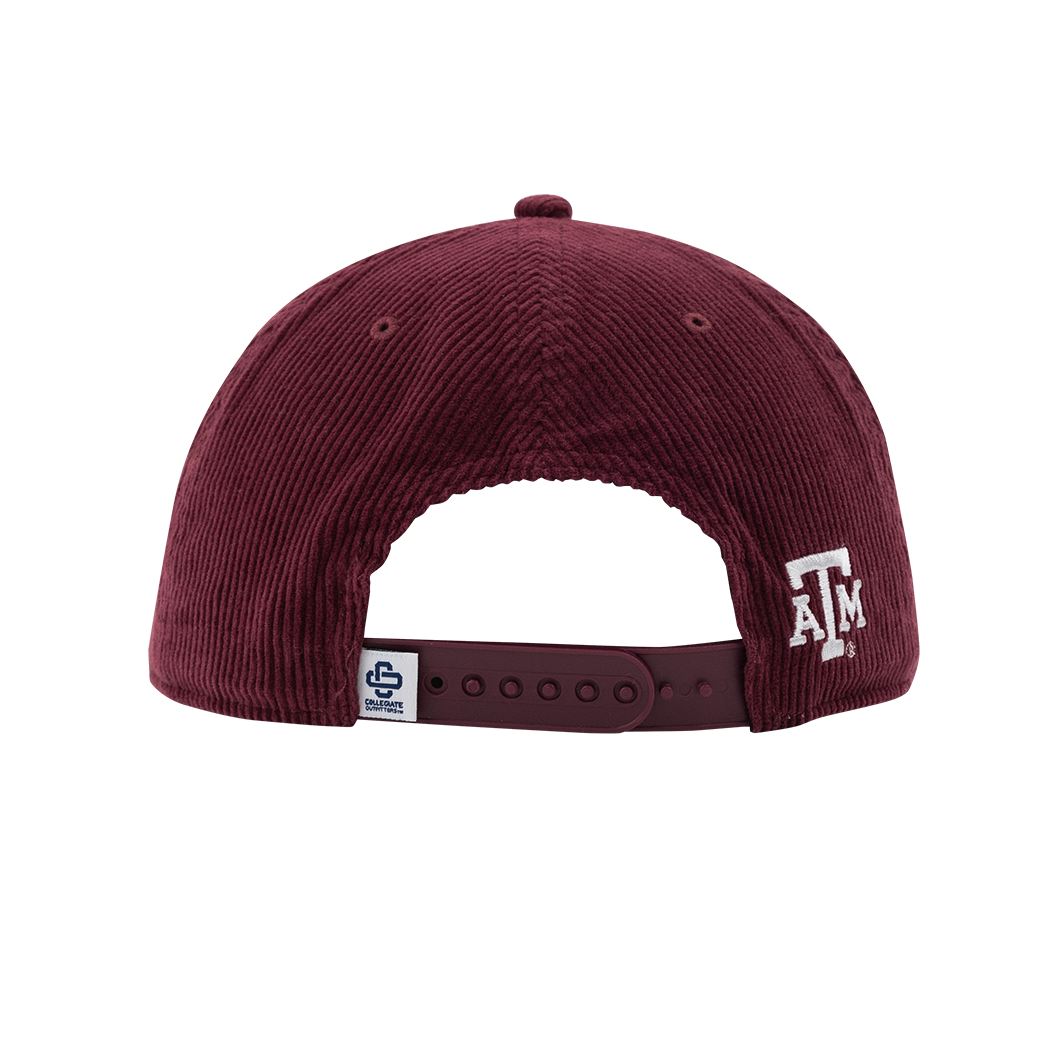 Texas A&M Maroon Corduroy Rope Hat