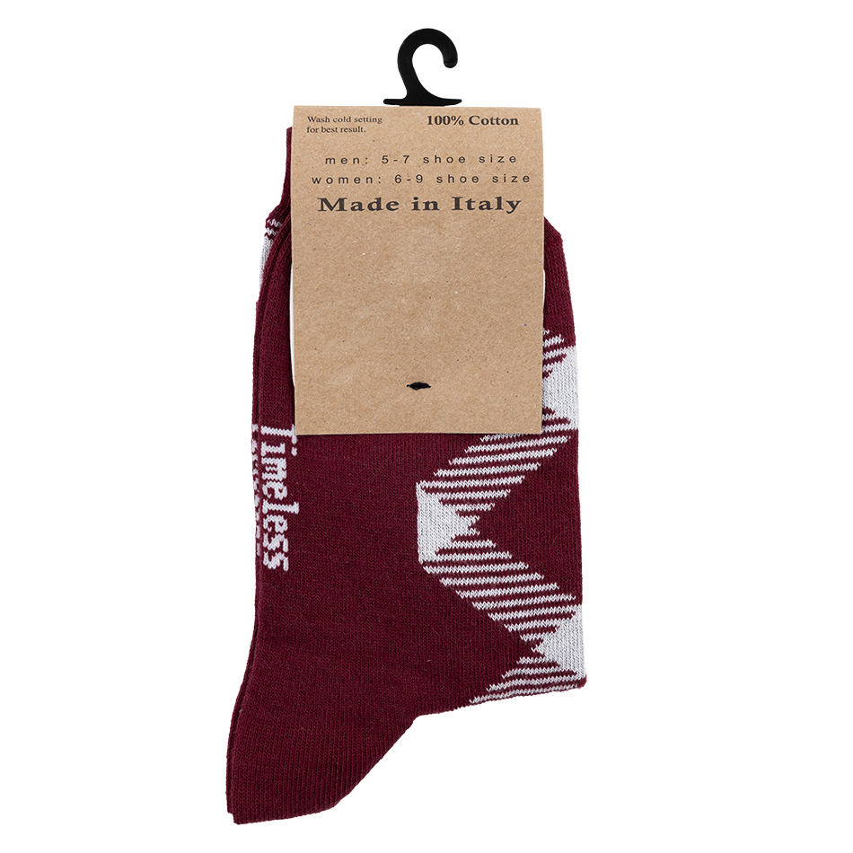 Texas A&M Striped Cotton Socks