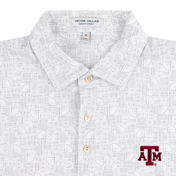 Texas A&M Peter Millar Out of Bounds Performance Jersey Polo