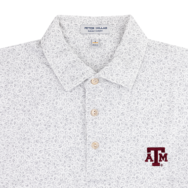 Texas A&M Peter Millar Blitz Performance Jersey Polo