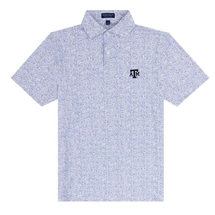 Texas A&M Peter Millar Switching Gears Performance Polo