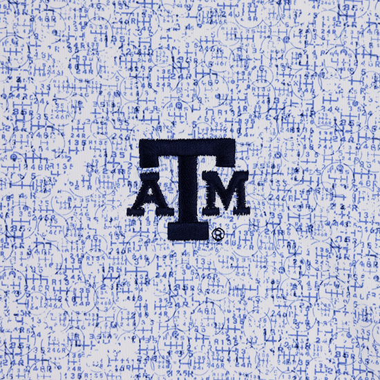 Texas A&M Peter Millar Switching Gears Performance Polo