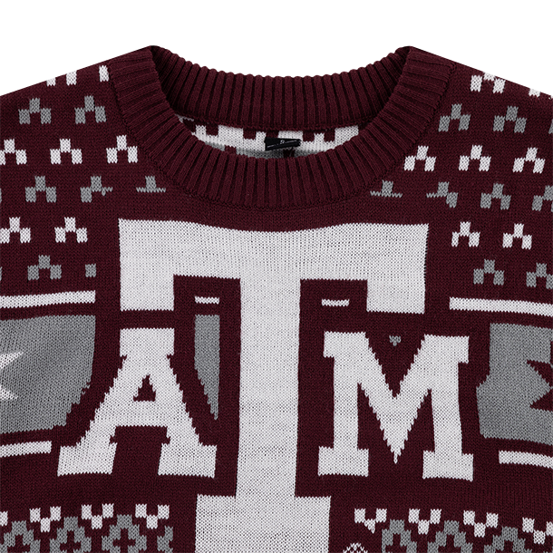 Texas A&M Aggies Big Logo Ugly Sweater