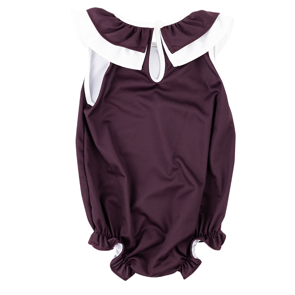 Texas A&M Infant Impressions Ruffle Collar Bodysuit