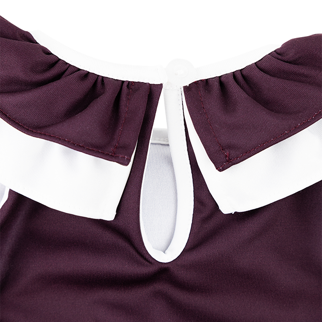 Texas A&M Infant Impressions Ruffle Collar Bodysuit