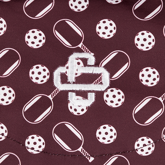 Maroon Pickleball Polo