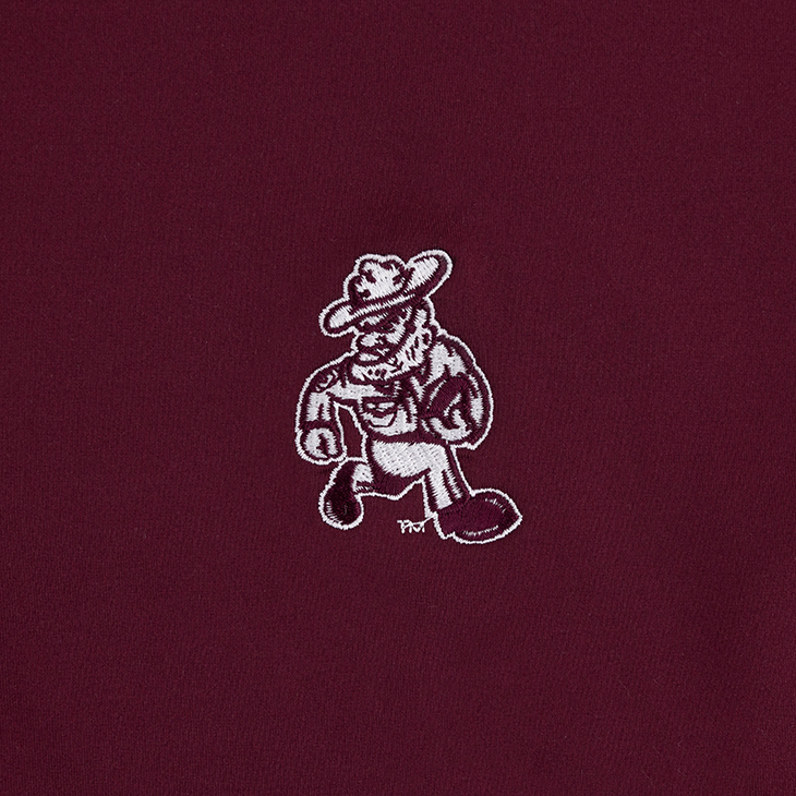 Texas A&M Horn Legend Football Ol' Sarge Maroon Quarter Zip