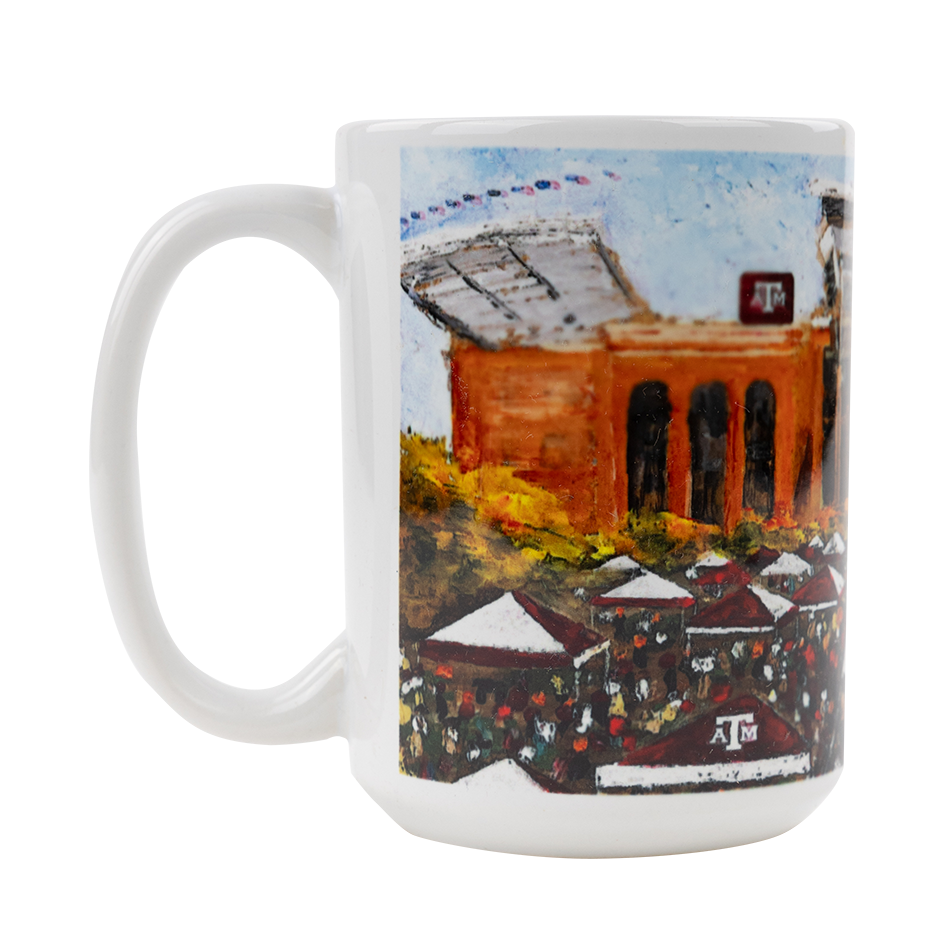 Texas A&M Kyle Field Sublimated Coffee Mug 15oz