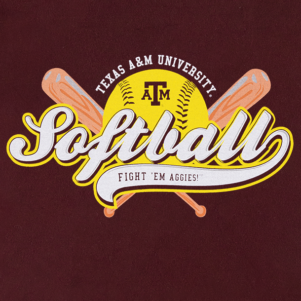 Texas A&M Softball David Diamond T-Shirt