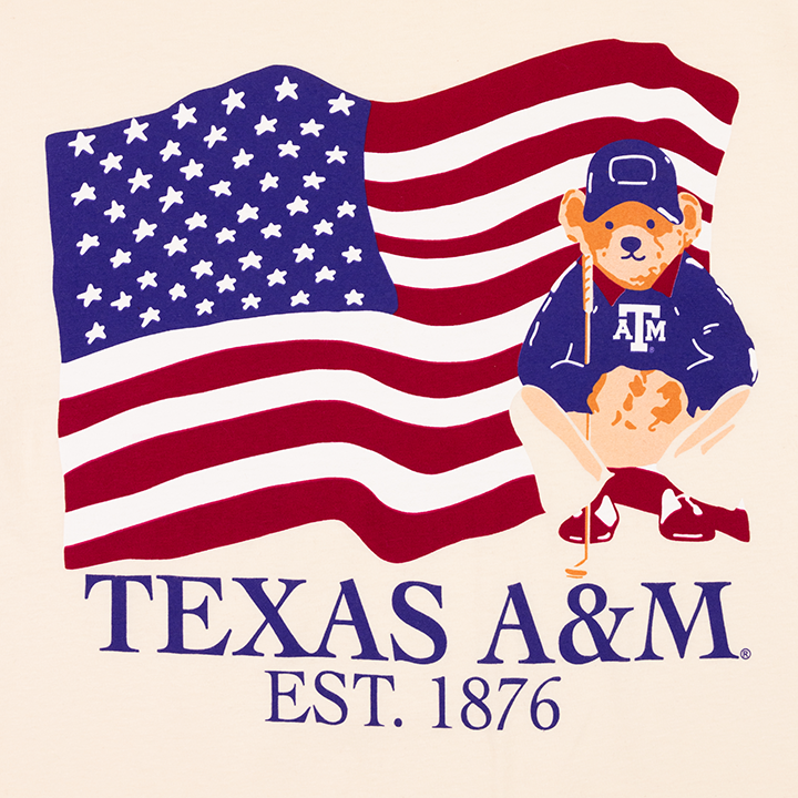 Texas A&M Golf Teddy Bear Tee