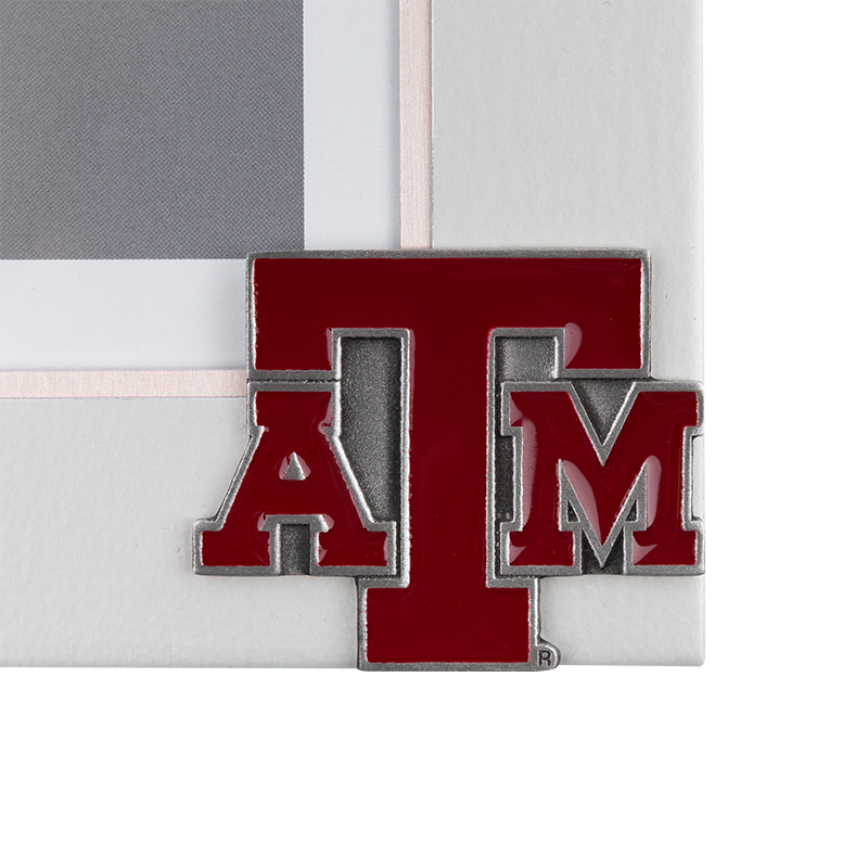 Texas A&M Pewter Vertical Picture Frame