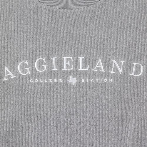 Collegiate Outfitters Aggieland Gray Corduroy