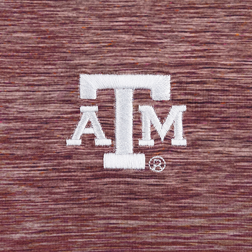 Texas A&M Collegiate Outfitters Maroon Brushed Polo