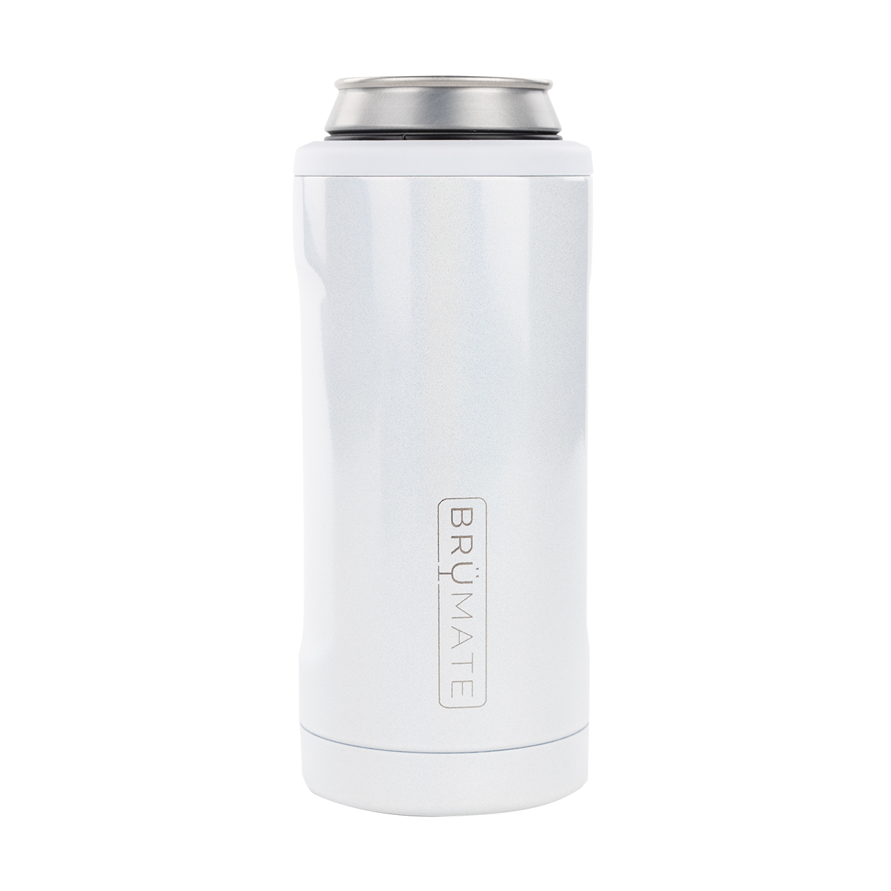 Texas A&M White BruMate Slim Insulated Can Cooler 12oz