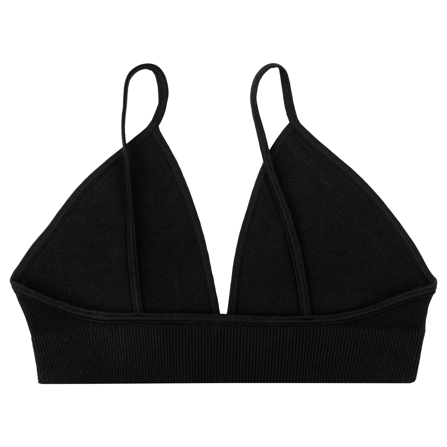 Black V-Neck Bralette