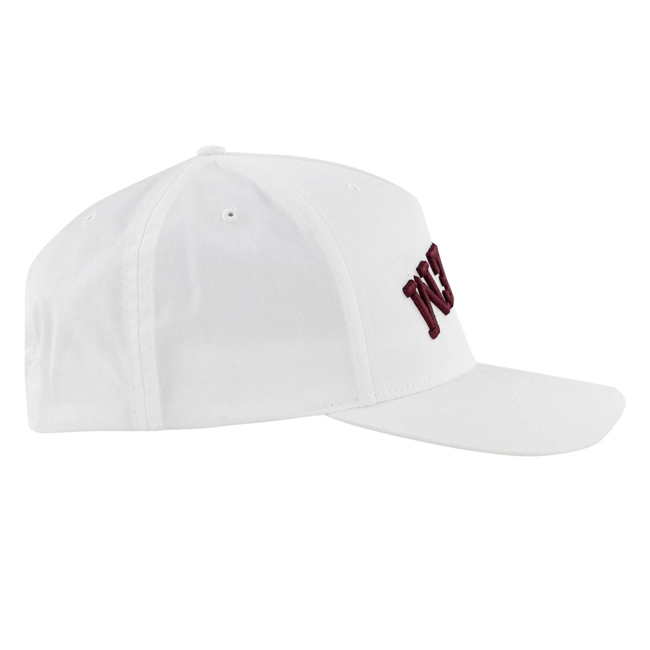 White Upside Down Diadem Cap