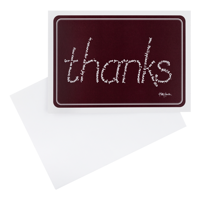 Thanks Scripture Notecard Set