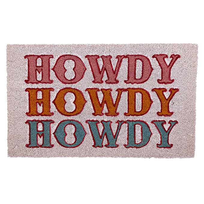 Howdy Friends Doormat