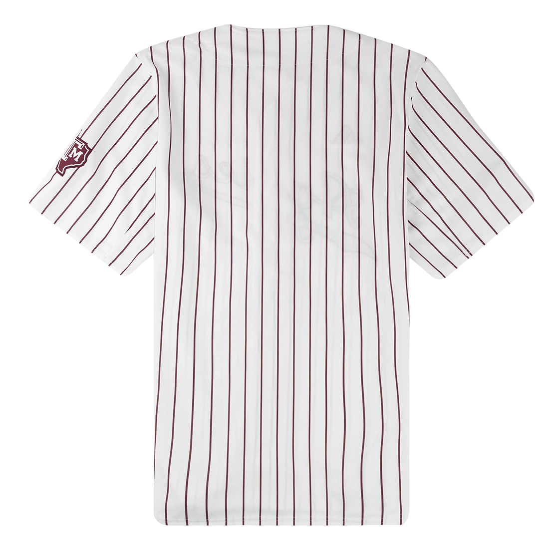 Texas A&M Aggies Adidas White Pinstripe Replica Baseball Jersey