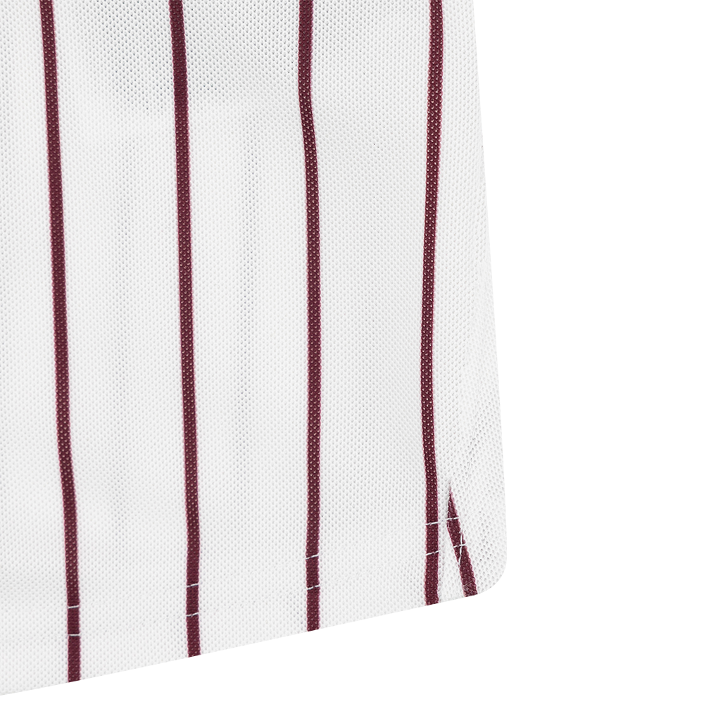 Texas A&M Aggies Adidas White Pinstripe Replica Baseball Jersey