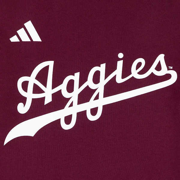 Texas A&M Adidas Script Aggies Fresh Tee