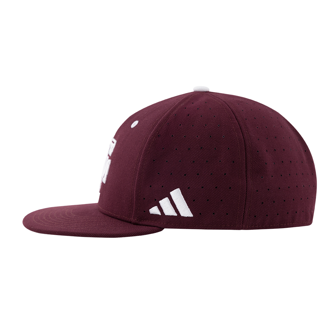 Texas A&M Adidas Beveled Fitted On-Field Baseball Cap