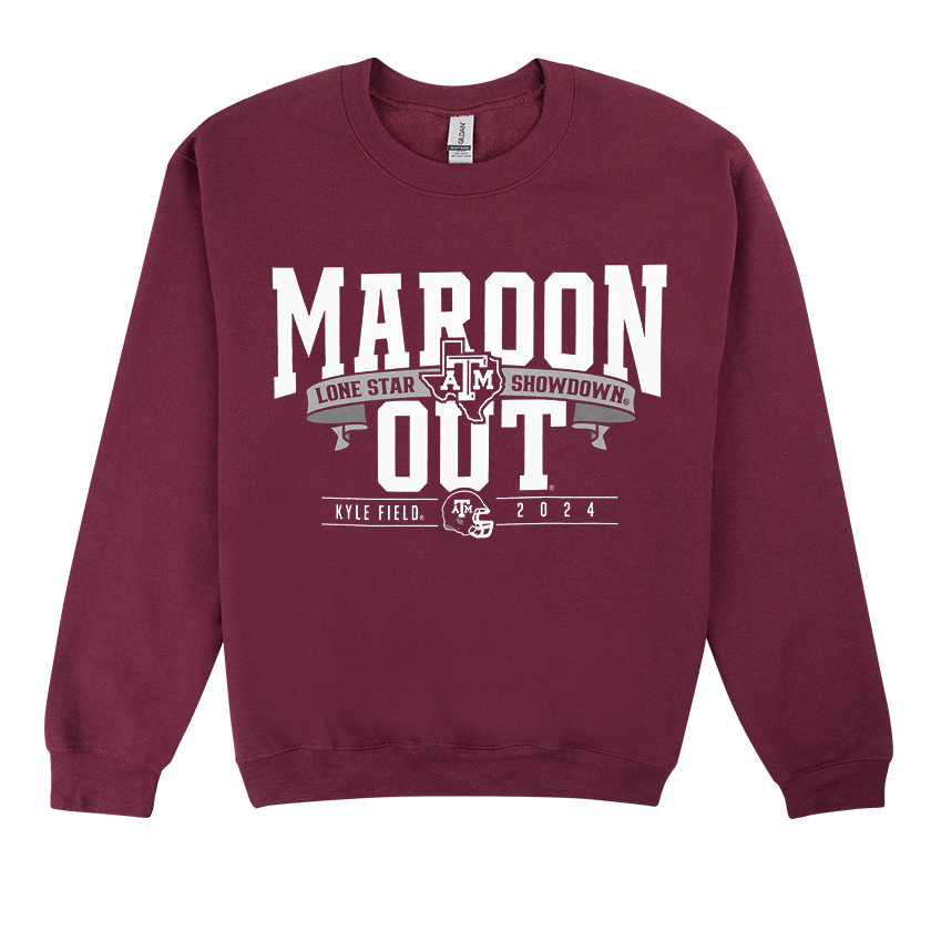 2024 Maroon Out Printed Crew Neck