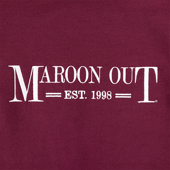 2024 Maroon Out Embroidered Crew Neck