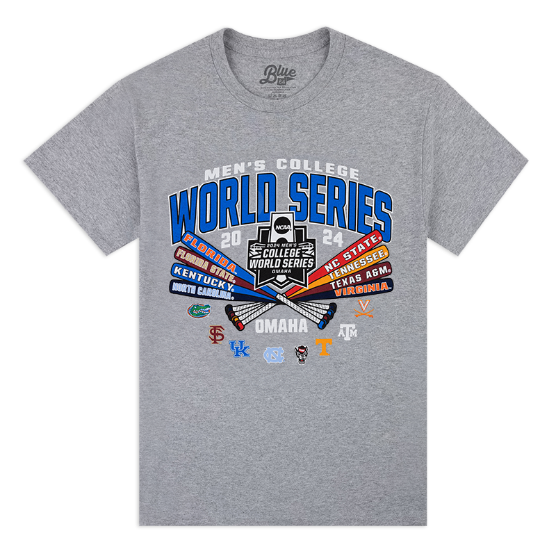 2024 Cross Bat Multi Team World Series Tee