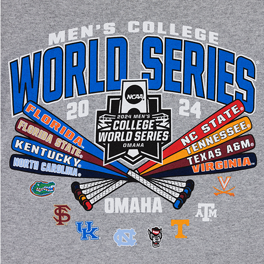 2024 Cross Bat Multi Team World Series Tee