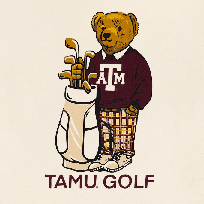 Tamu Golf Bear T-Shirt