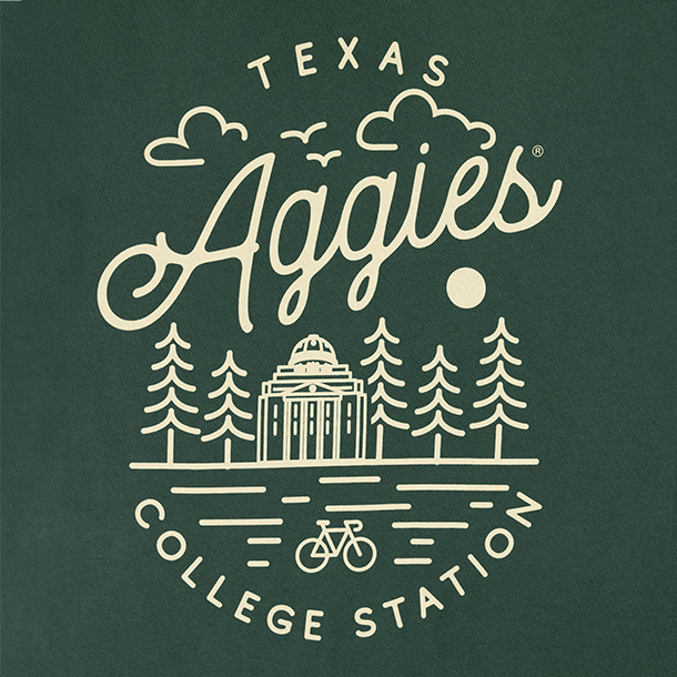 Texas A&M Aggies Bicycle T-Shirt