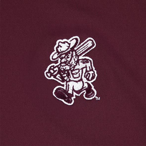 Horn Legend Ol' Sarge Baseball Maroon Polo