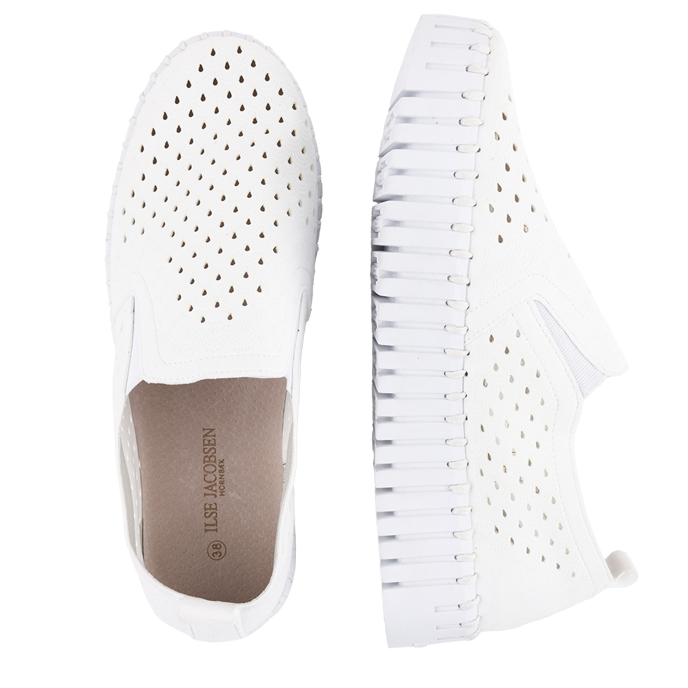 Platform White Tulip Shoes