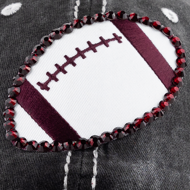 Jeweled Football Cap