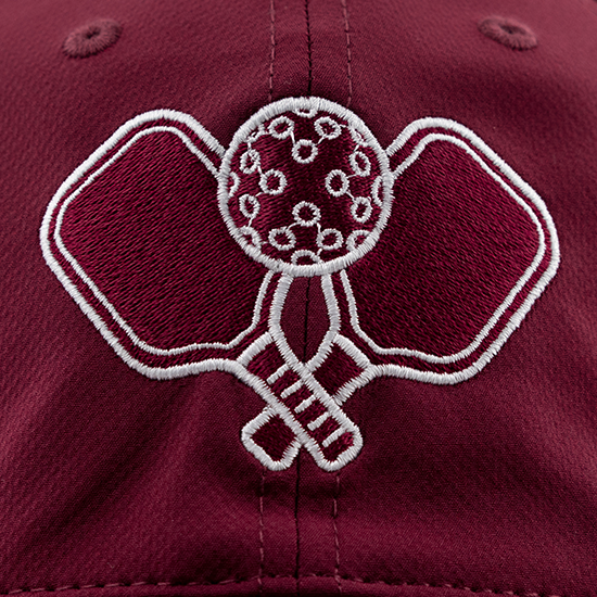 Maroon Pickleball Paddle Cap