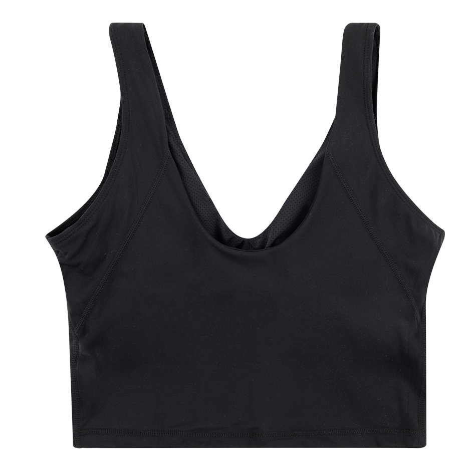 Black Fitted Active Tank