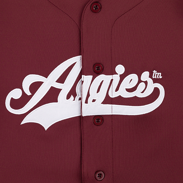 Texas A&M Aggies Cropped Baseball Jersey