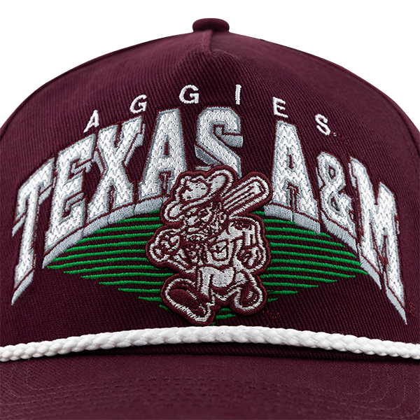 Texas A&M Pomona Baseball Sarge Rope Hitch Hat