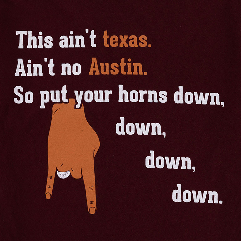 Saw 'Em Off Put Your Horns Down Down T-Shirt