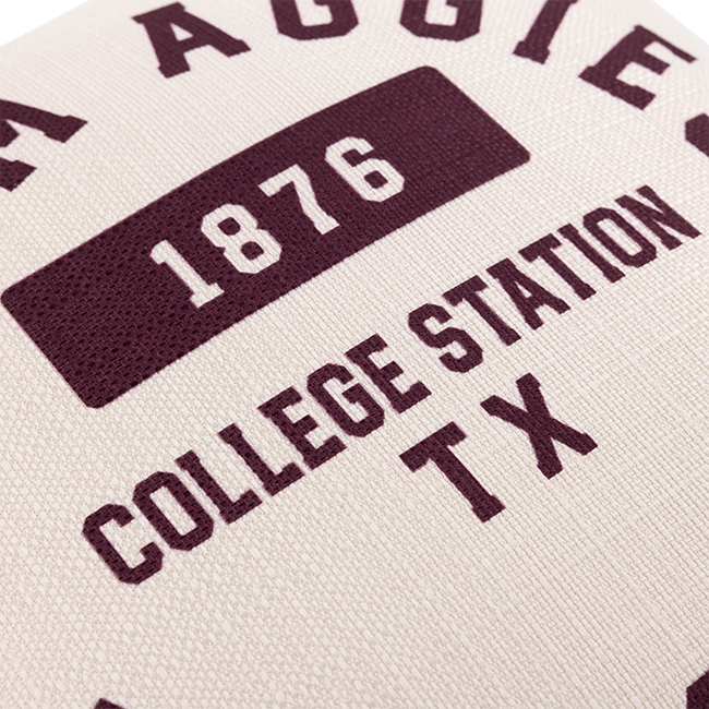 Texas A&M Gig 'Em Aggies Pillow