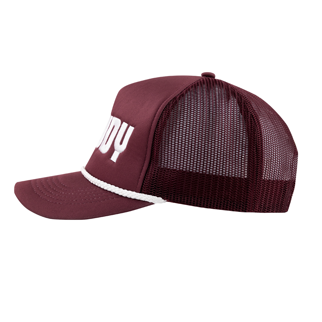 Layerz Howdy Maroon Trucker Hat