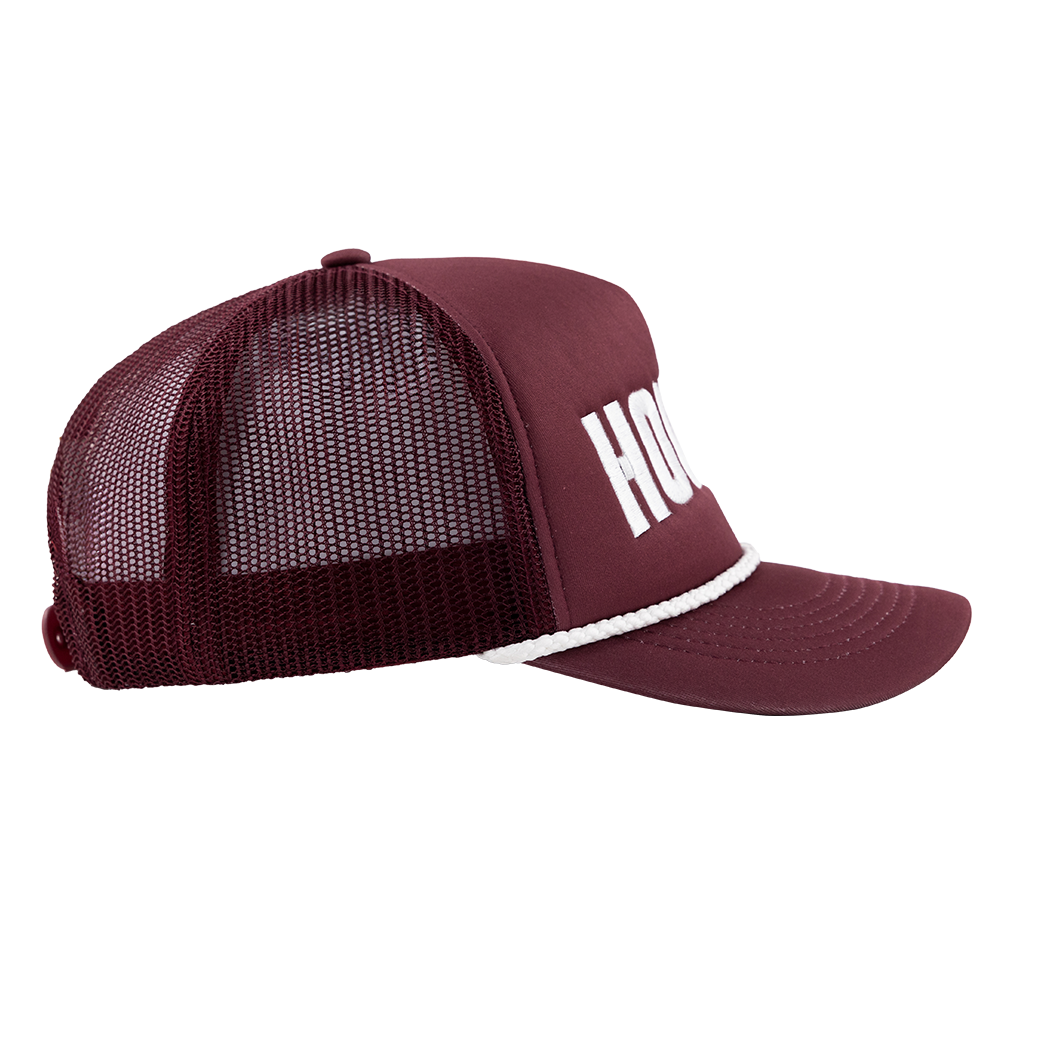 Layerz Howdy Maroon Trucker Hat