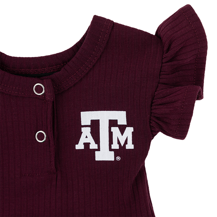 Texas A&M Colosseum Infant Fern Bodysuit and Headband