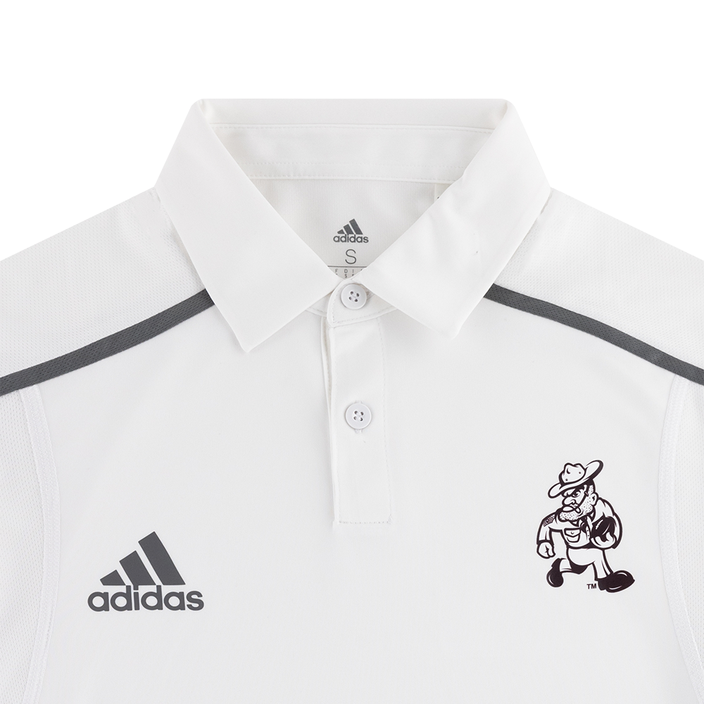 Texas A&M Adidas Football Ol' Sarge White Polo