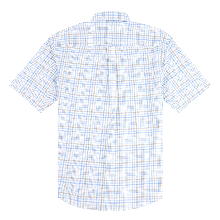 Texas A&M Johnnie-O Macks Short Sleeve Button Down