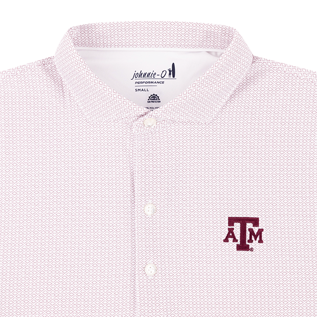 Texas A&M Johnnie-O Slade Pattern Polo