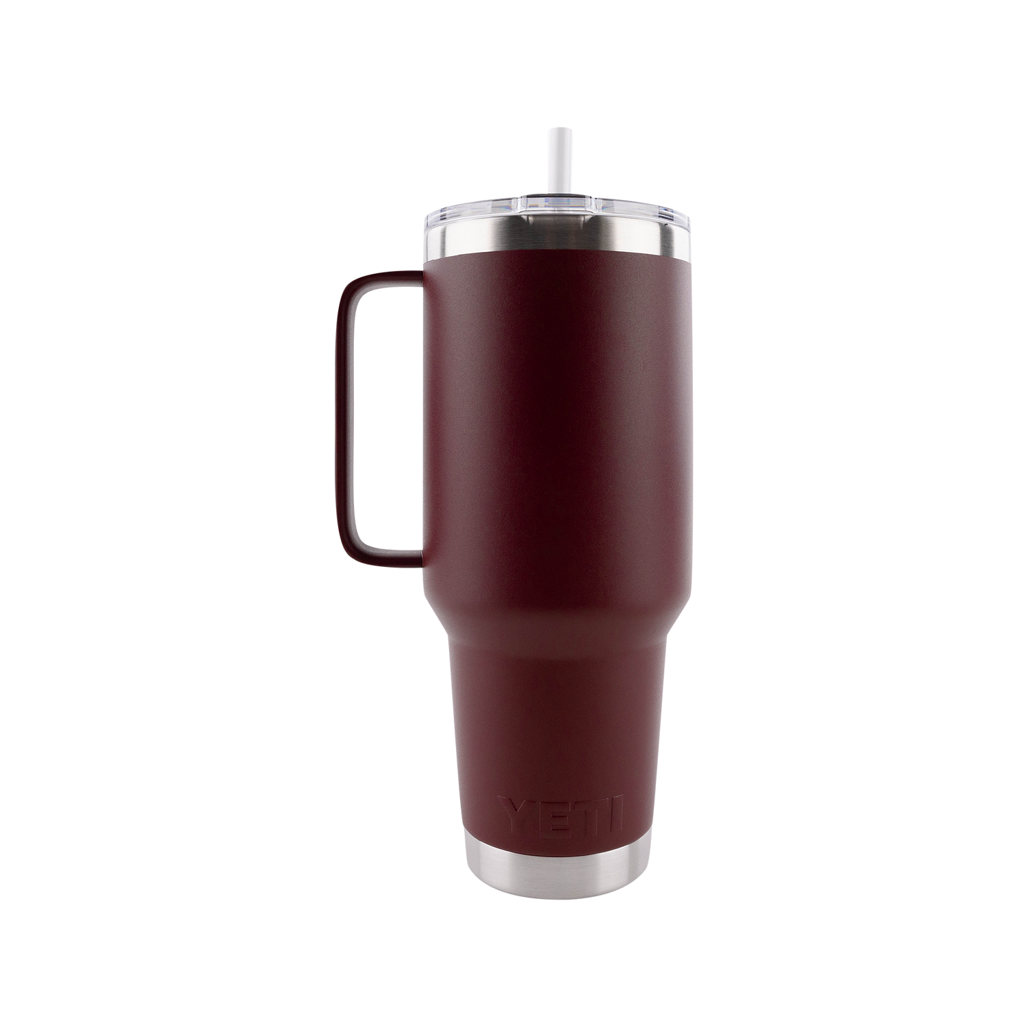 Maroon Yeti Blank Tumbler with Straw 42oz