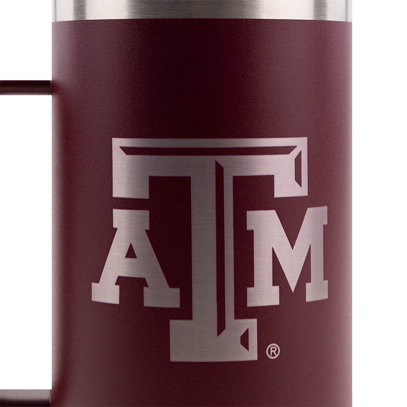 Texas A&M Yeti Maroon Rambler Mug 24oz