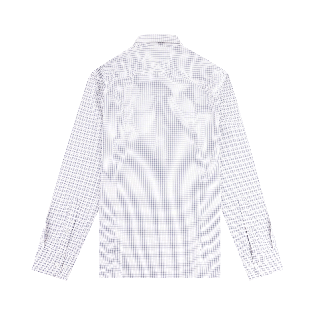 Texas A&M White and Navy Mini Grid Leeward Button Down